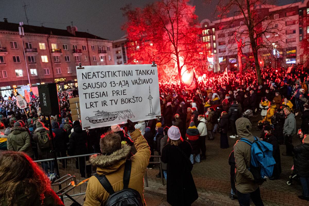 Ketvirtadienio protestas „Šalin rankas nuo laisvo žodžio!“