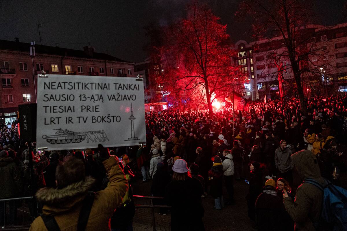 Ketvirtadienio protestas „Šalin rankas nuo laisvo žodžio!“