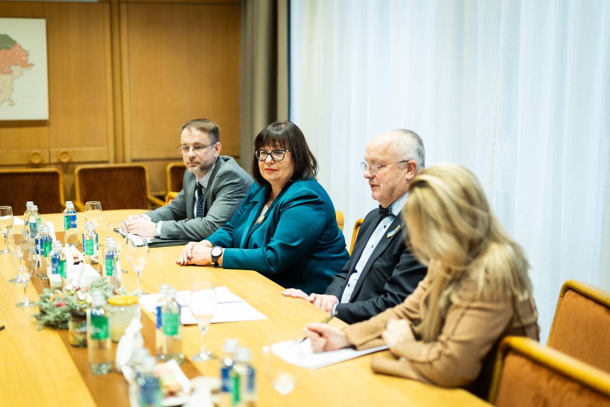 Seimo pirmininkas susitiko su protesto iniciatyvine grupe