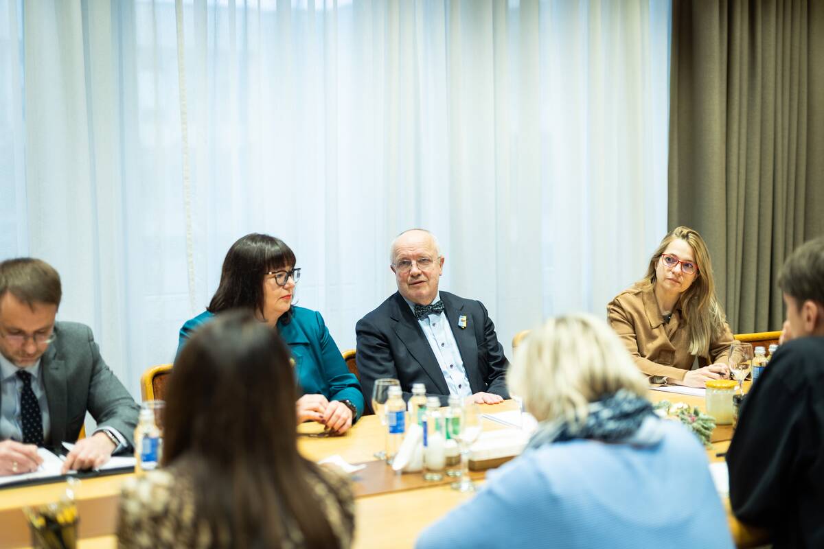 Seimo pirmininkas susitiko su protesto iniciatyvine grupe