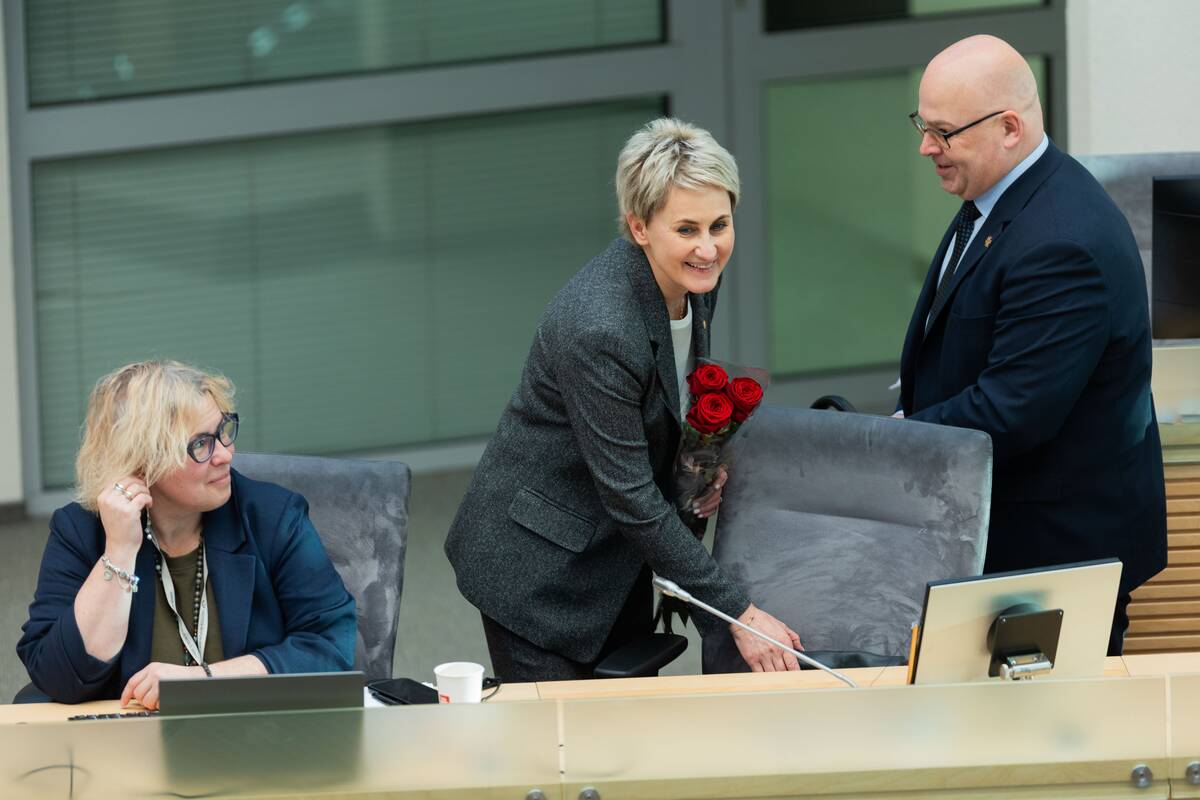 Balsavimas dėl pritarimo Nidos Grunskienės skyrimui generaline prokurore