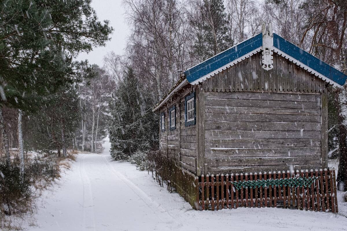 Nidą nuklojo sniegas