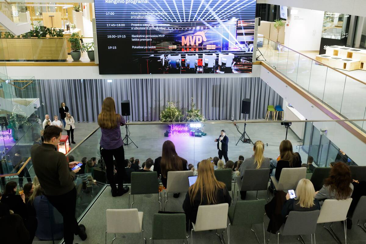 Projekto „Moksleivių vienaragių paieška“ premjera