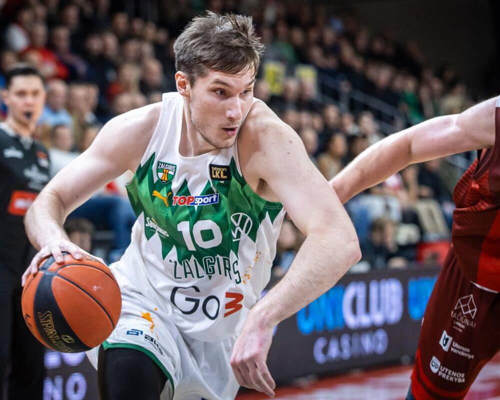 LKL: po pertraukos atitrūkęs „Žalgiris“ laimėjo Utenoje