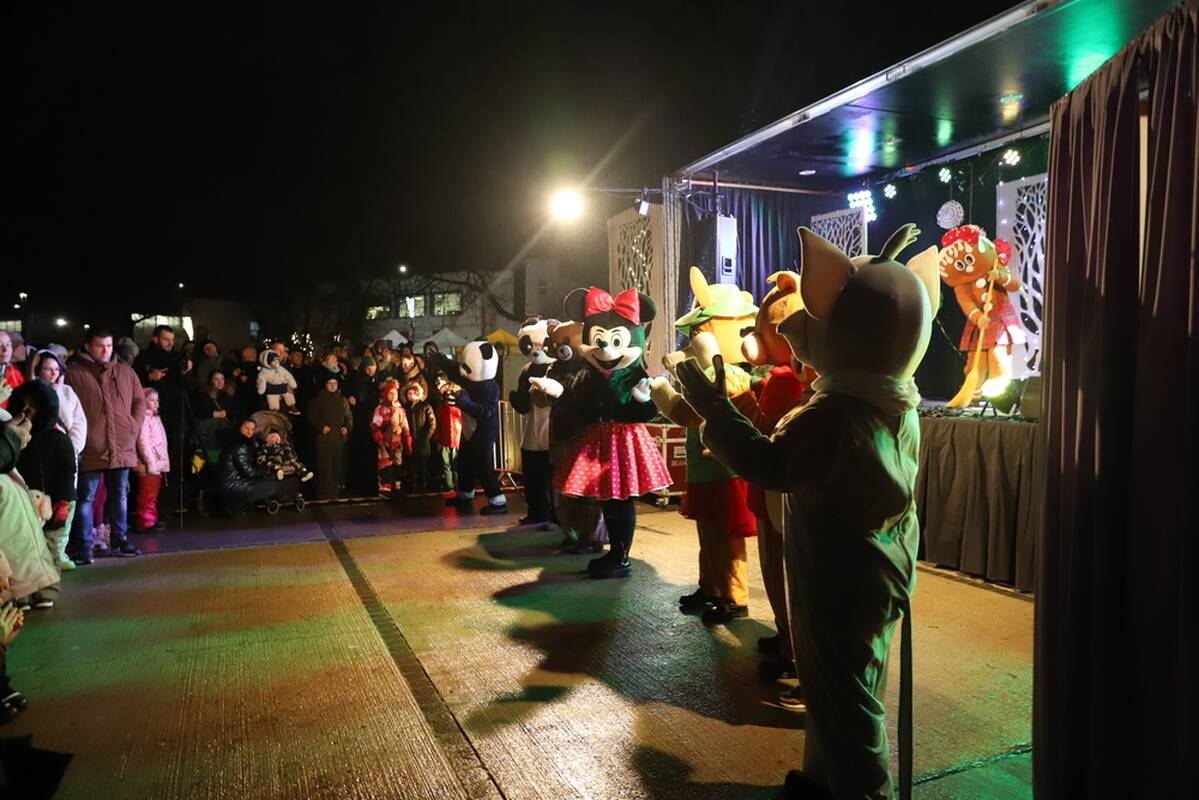  Raseiniuose sužibo pagrindinė miesto žaliaskarė 