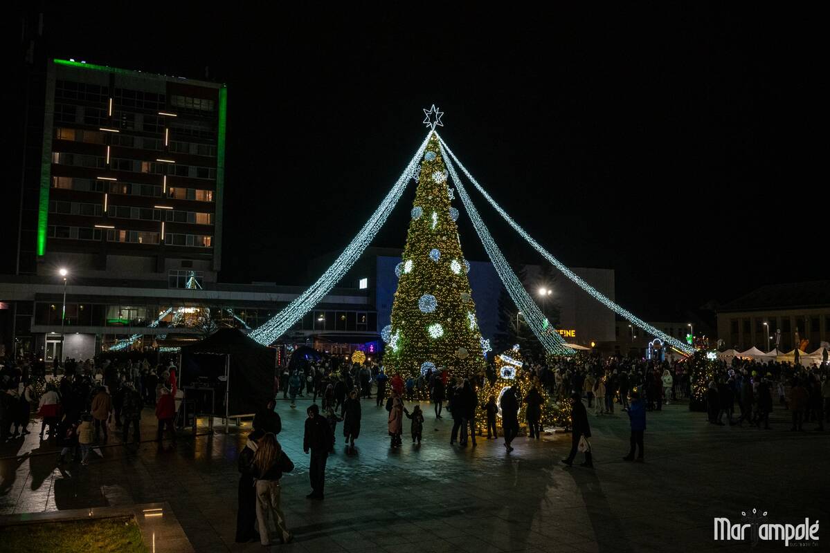 Marijampolės Kalėdų eglės įžiebimas