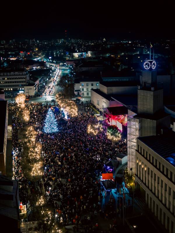 Alytaus Kalėdų eglės įžiebimas