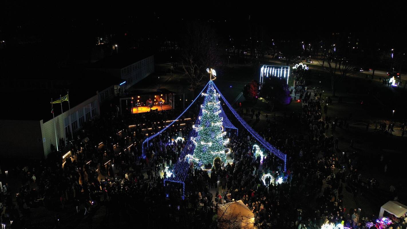 Elektrėnų Kalėdų eglės įžiebimas