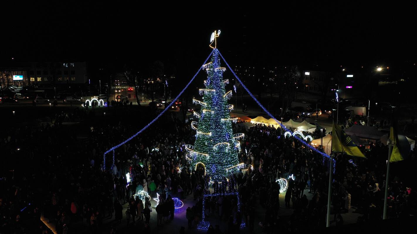 Elektrėnų Kalėdų eglės įžiebimas