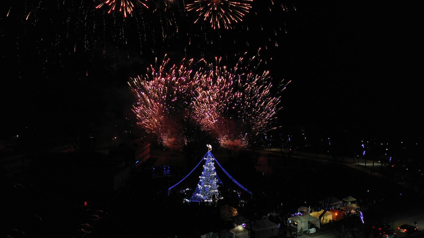 Elektrėnų Kalėdų eglės įžiebimas