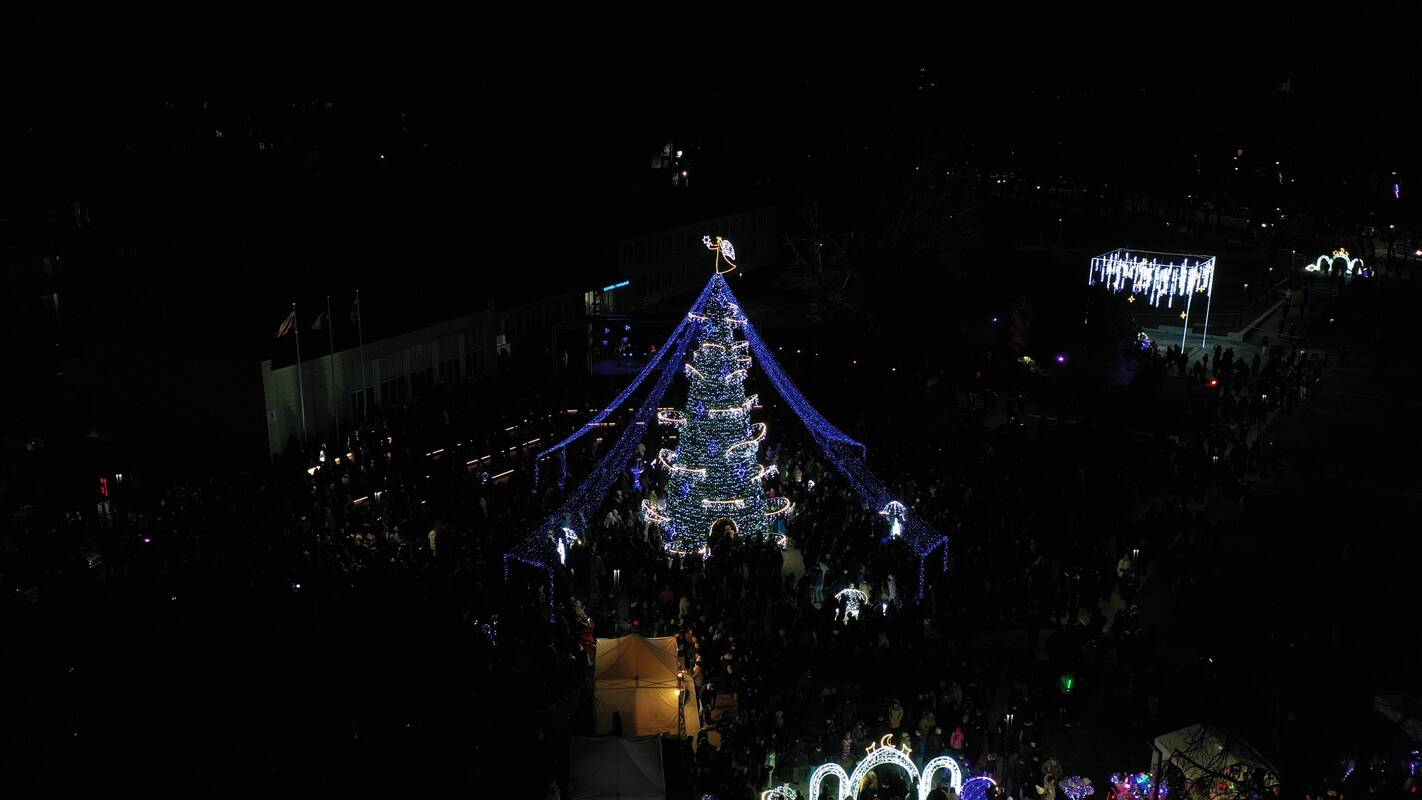 Elektrėnų Kalėdų eglės įžiebimas