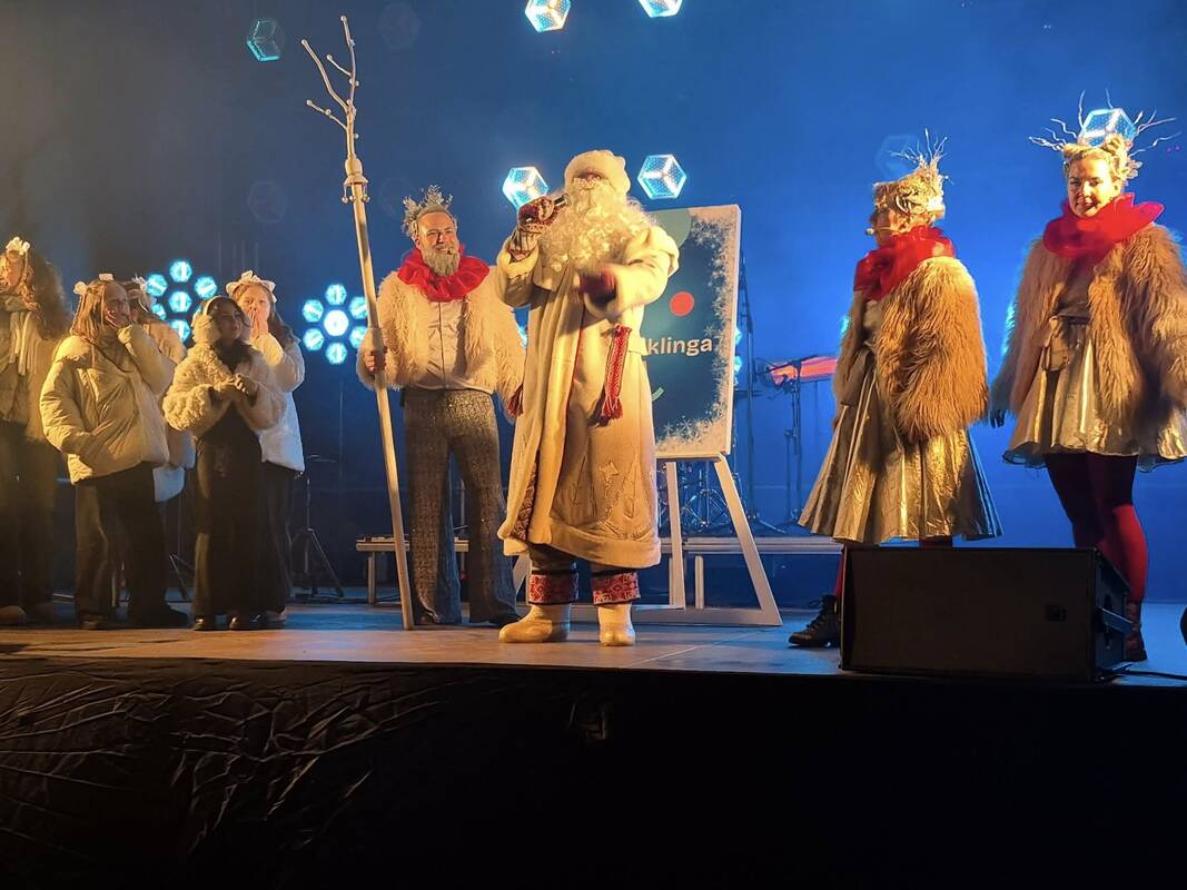 Kėdainių Kalėdų eglės įžiebimas