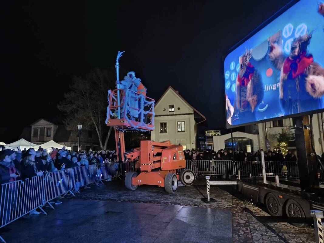 Kėdainių Kalėdų eglės įžiebimas