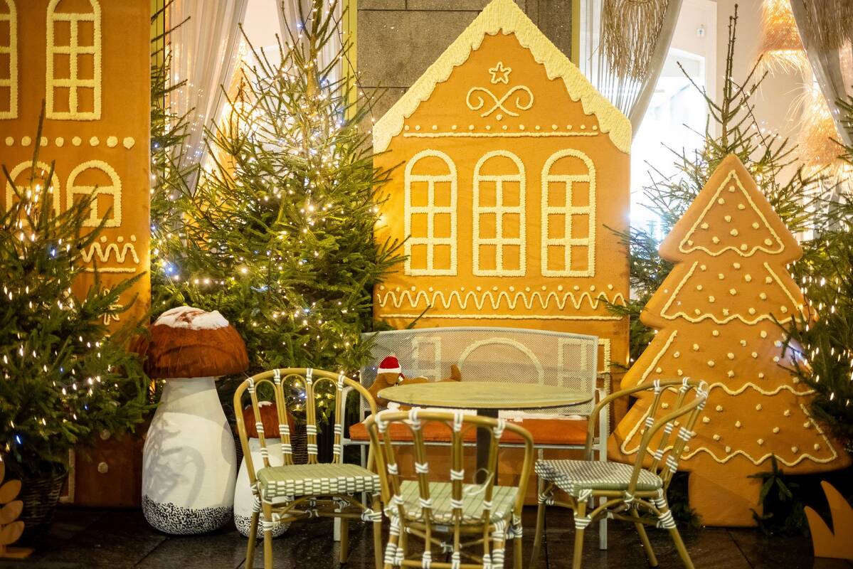 Šventėms pasipuošęs Vilnius