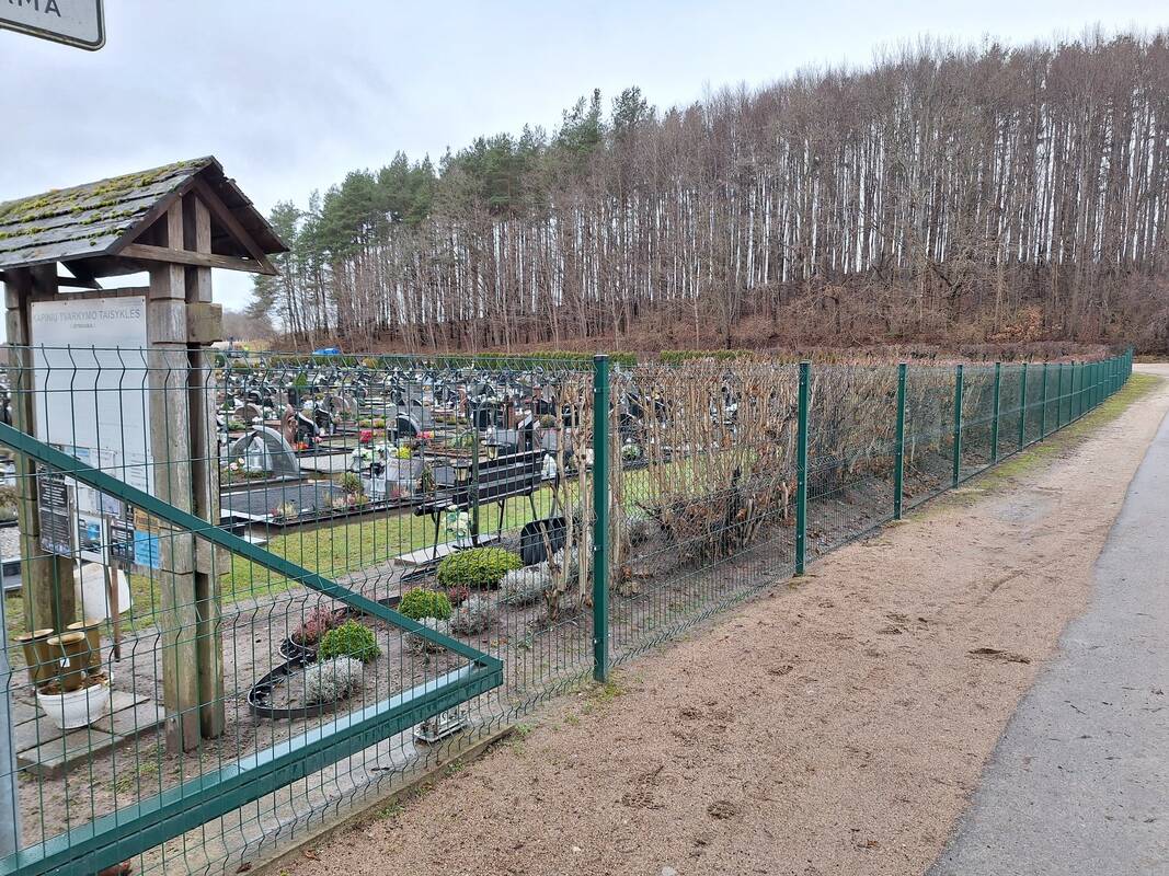 Nauja pakeista Kartenos kapinių šiaurinės pusės tvora