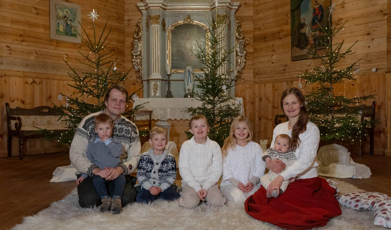 Gaisras Kūčių išvakarėse: penkių vaikų šeima liko be namų