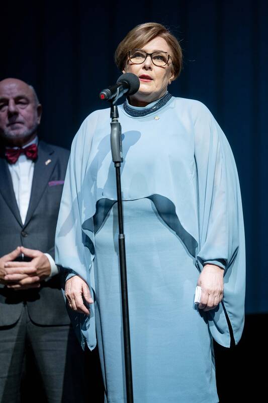 Apdovanojimo mecenatė Rūta Jasienė.