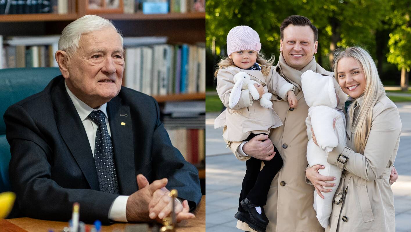 Valdas Adamkus, Valdas Benkunskas su šeima