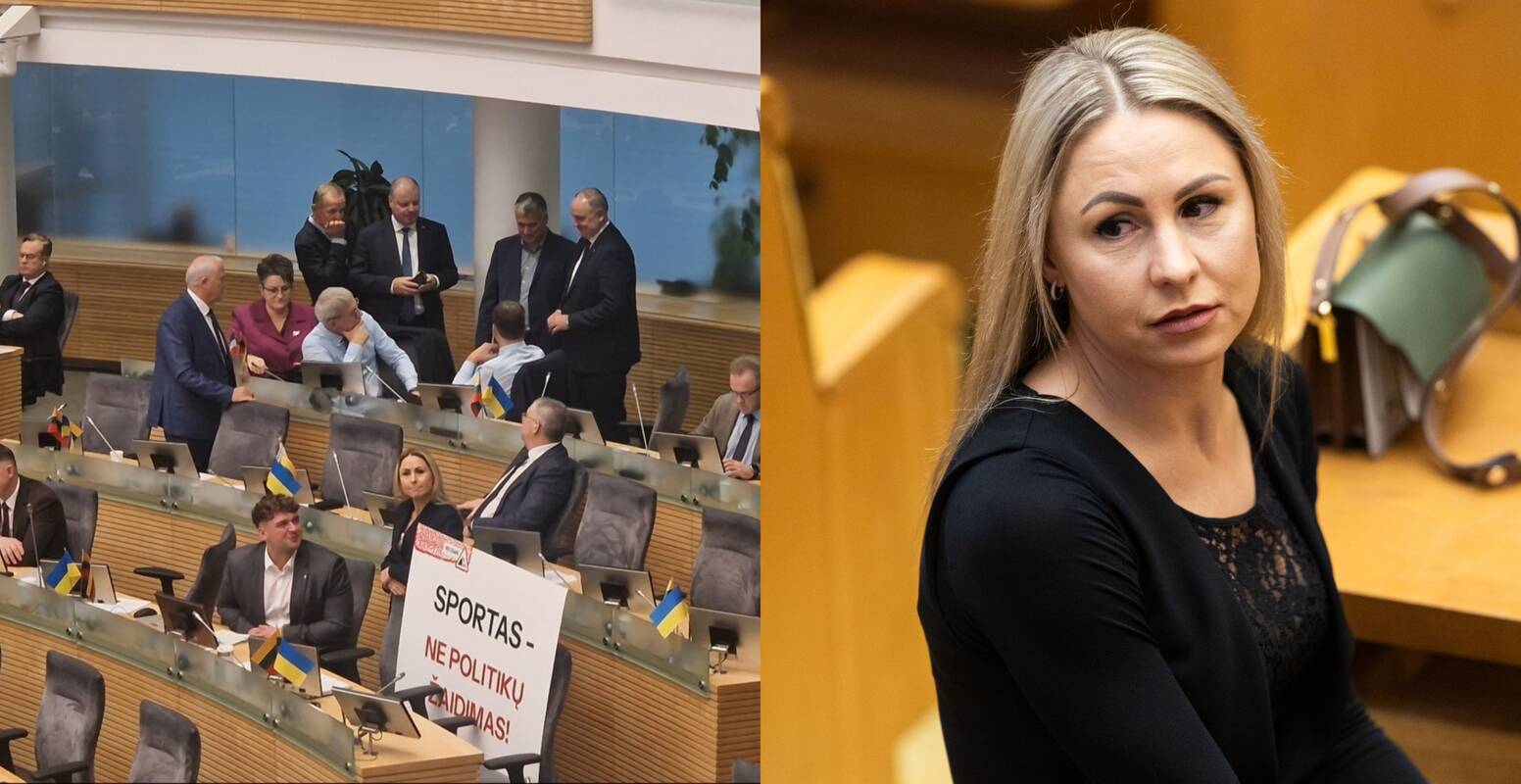 Seime socialdemokratės žinutė: sportas – ne politikų žaidimas