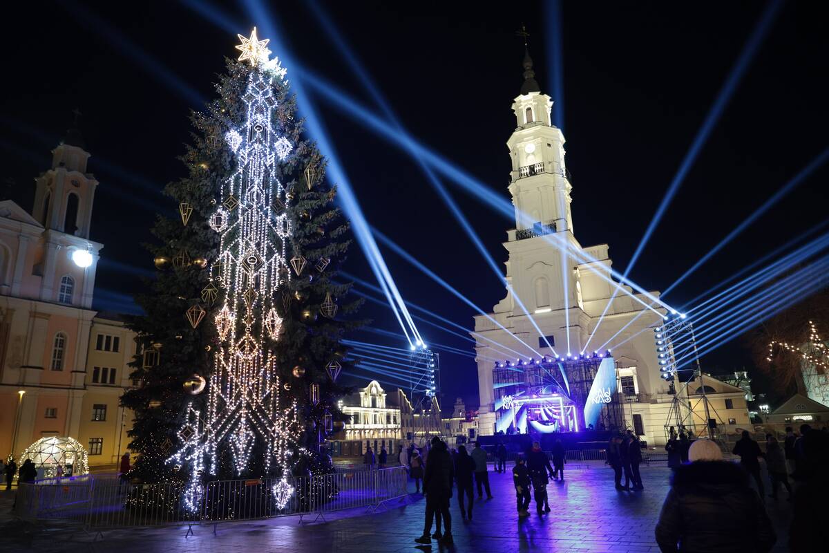 Kaunas Naujuosius metus pasitinka renginių ir reginių gausa  