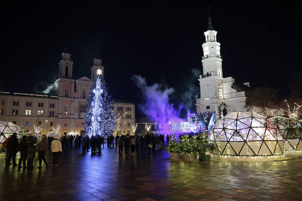 Kaunas Naujuosius metus pasitinka renginių ir reginių gausa  