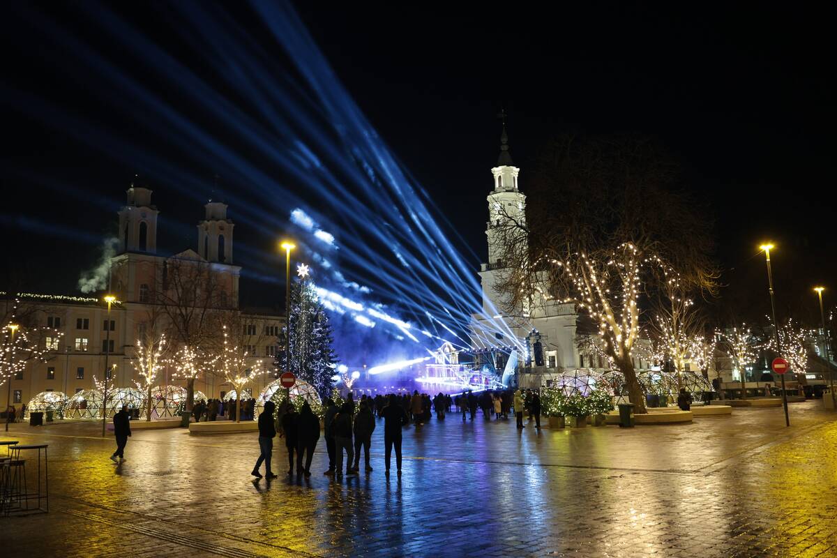 Kaunas Naujuosius metus pasitinka renginių ir reginių gausa  