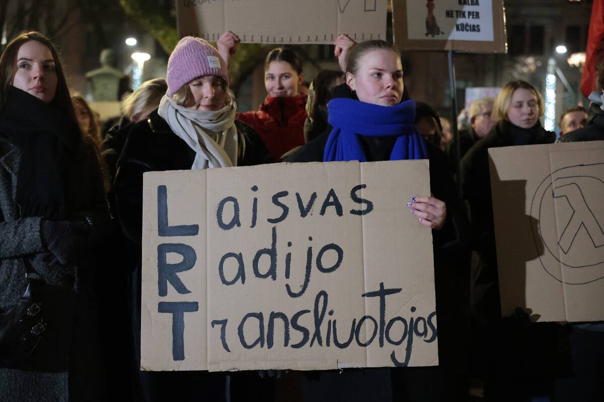 Kaune – protestas už laisvą žodį