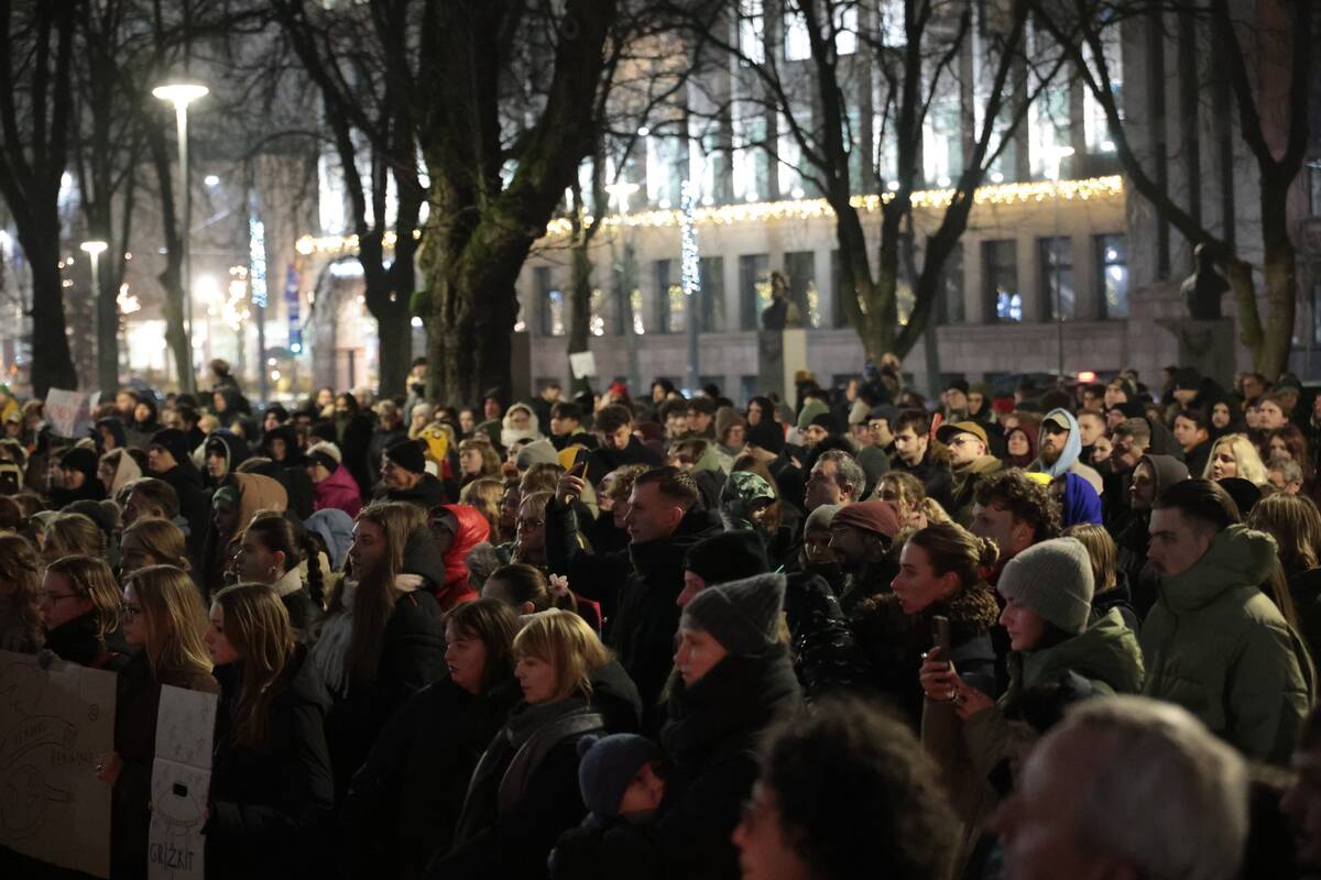 Kaune – protestas už laisvą žodį