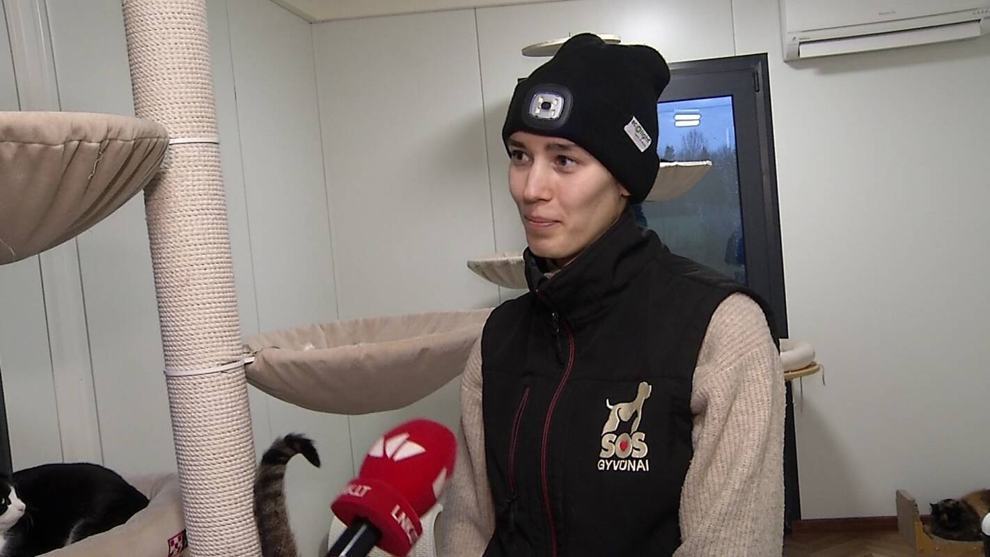 „SOS gyvūnų“ atstovė Laura Abraškevičiūtė.