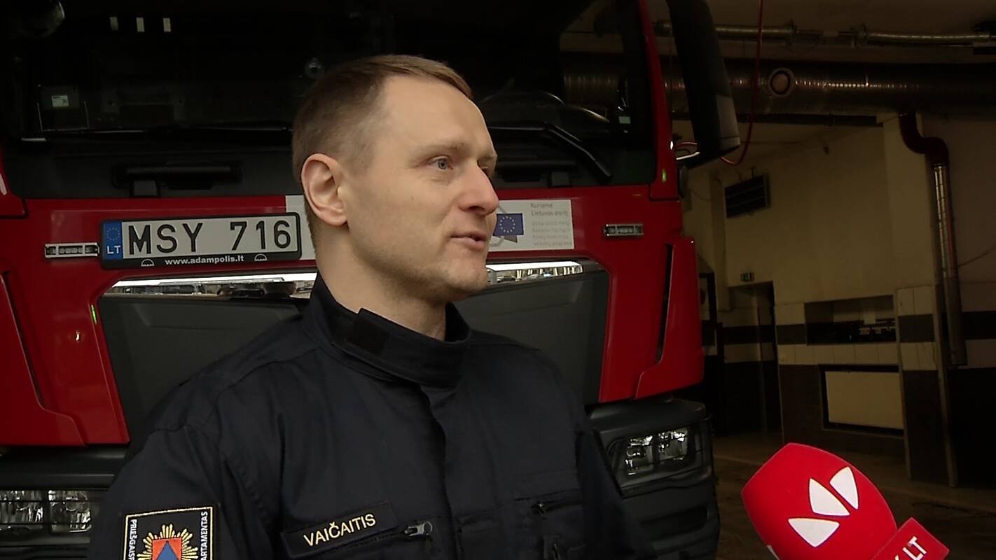 PAGD Valstybinės priešgaisrinės priežiūros organizavimo skyriaus viršininkas Vytas Vaičaitis.