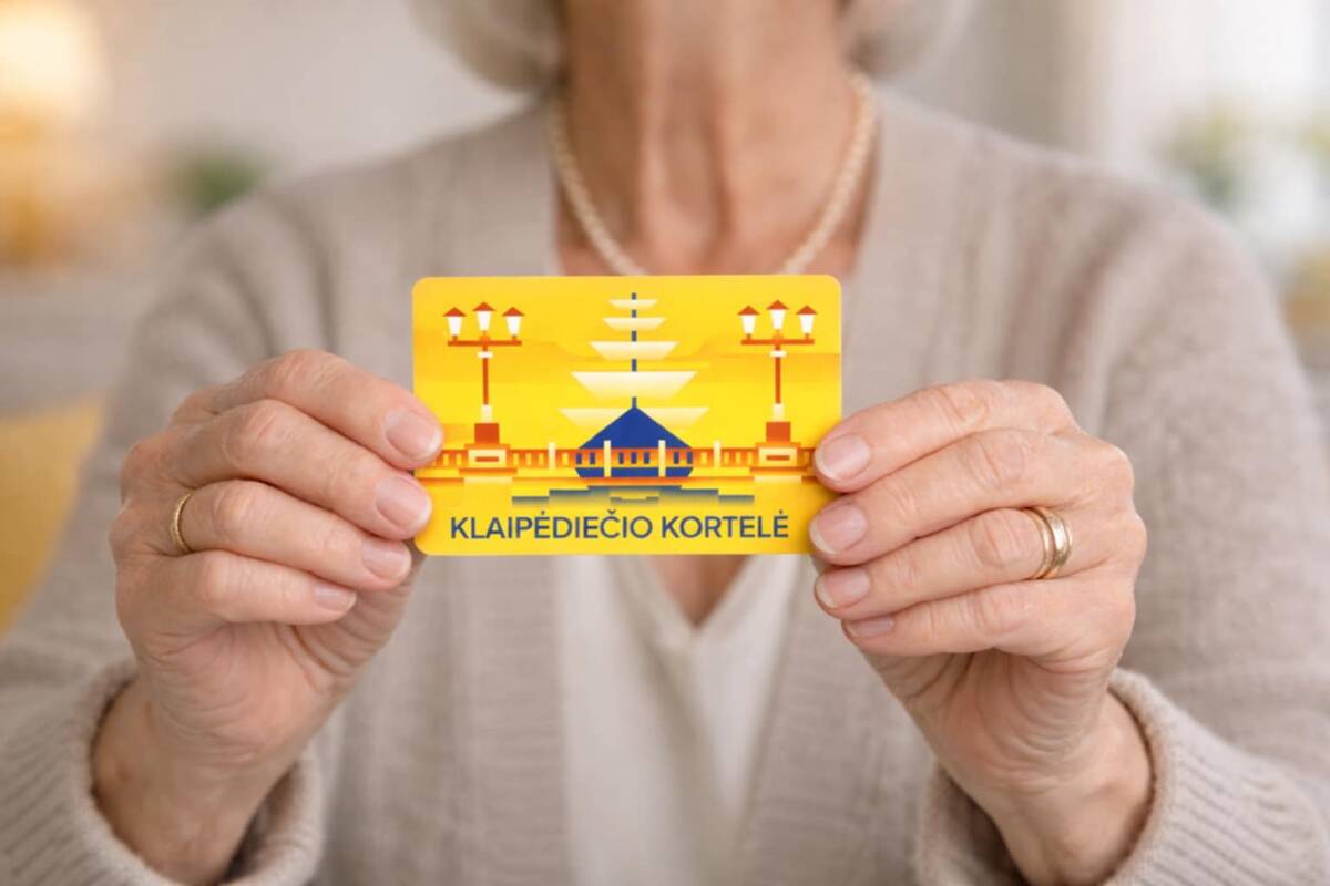 Kelionės: garbaus amžiaus klaipėdiečiams Klaipėdiečio kortelė, kurioje integruota naujoji lengvata, palengvins kasdienybę.
