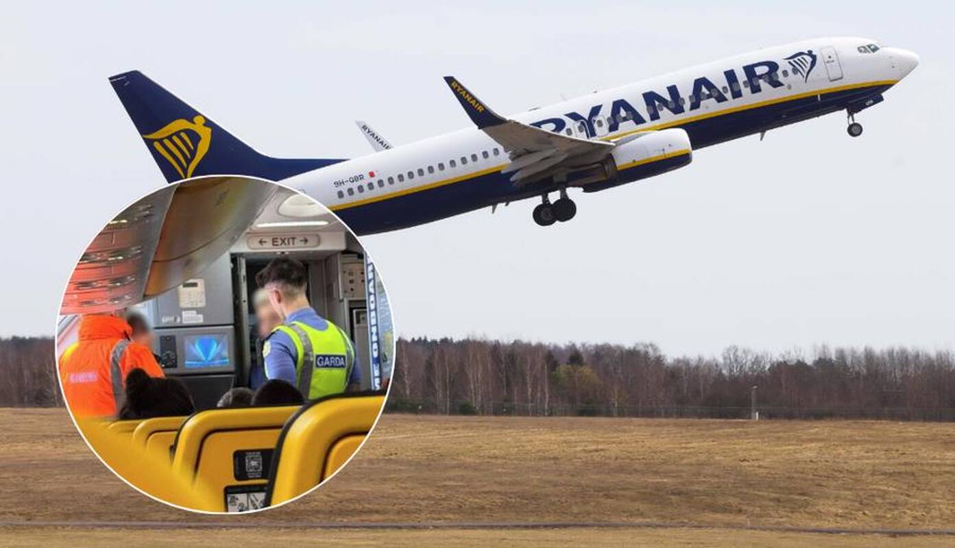 Skrydis iš Kauno virto košmaru: „Ryanair“ lėktuve kilo muštynės  