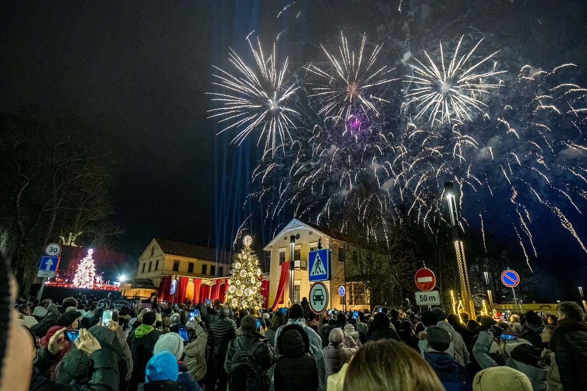 Palangos Kalėdų eglės įžiebimas