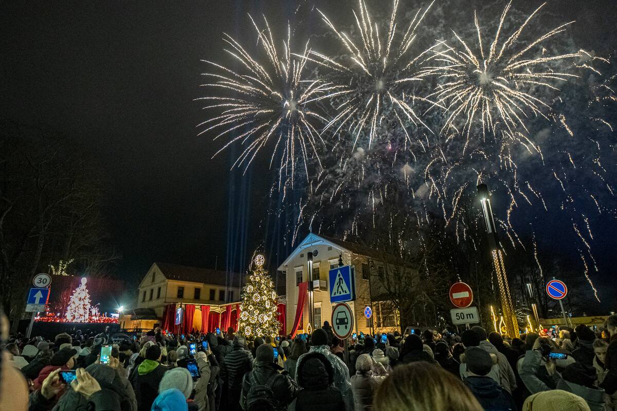 Palangos Kalėdų eglės įžiebimas
