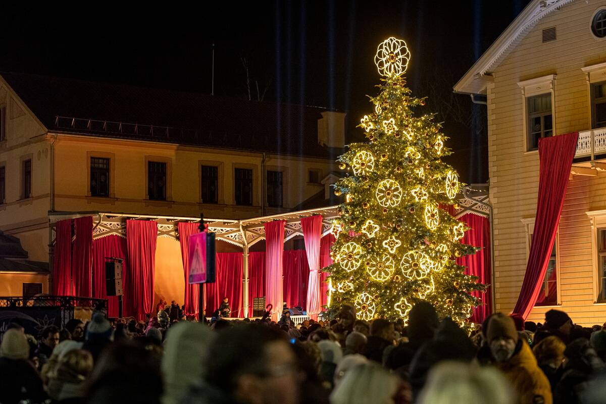 Palangos Kalėdų eglės įžiebimas