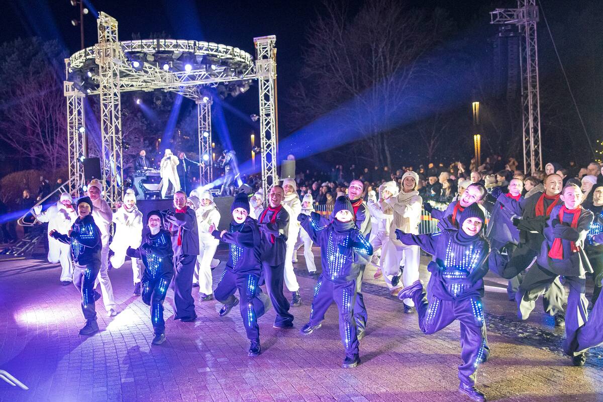 Palangos Kalėdų eglės įžiebimas