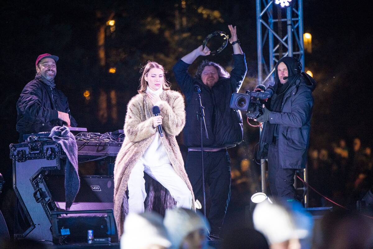 Palangos Kalėdų eglės įžiebimas