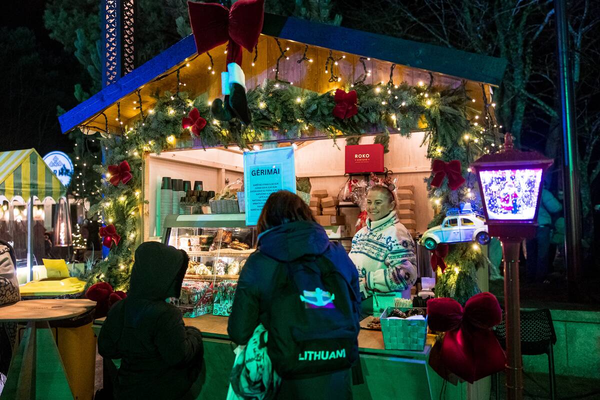 Palangos Kalėdų eglės įžiebimas