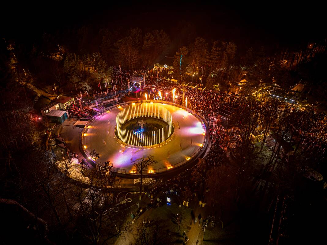 Palangos Kalėdų eglės įžiebimas