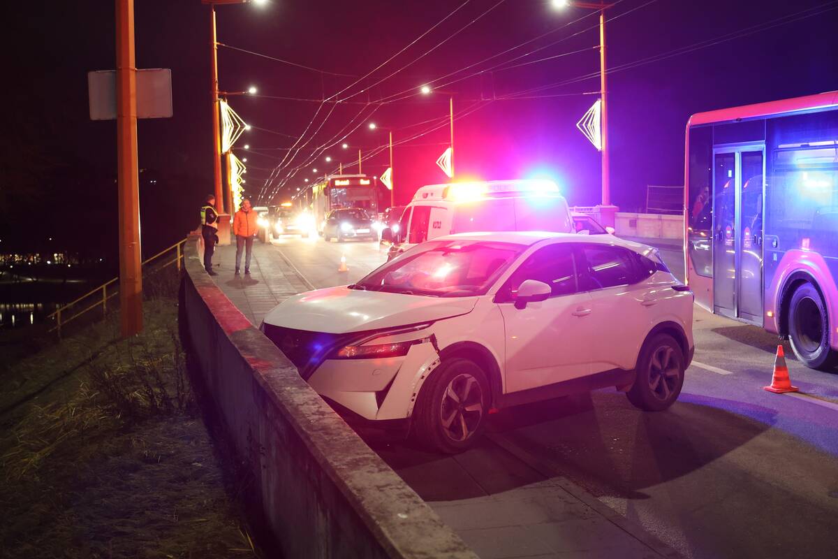 Avarija ant P. Vileišio tilto