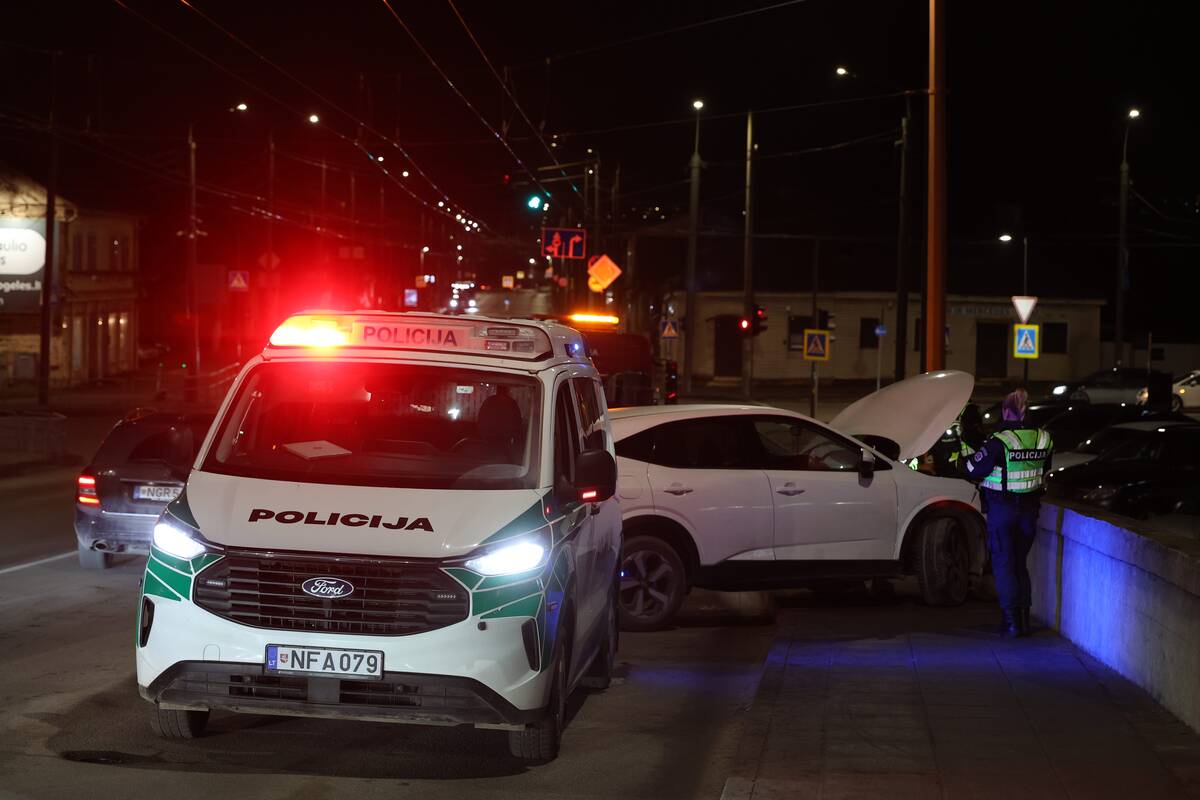 Avarija ant P. Vileišio tilto