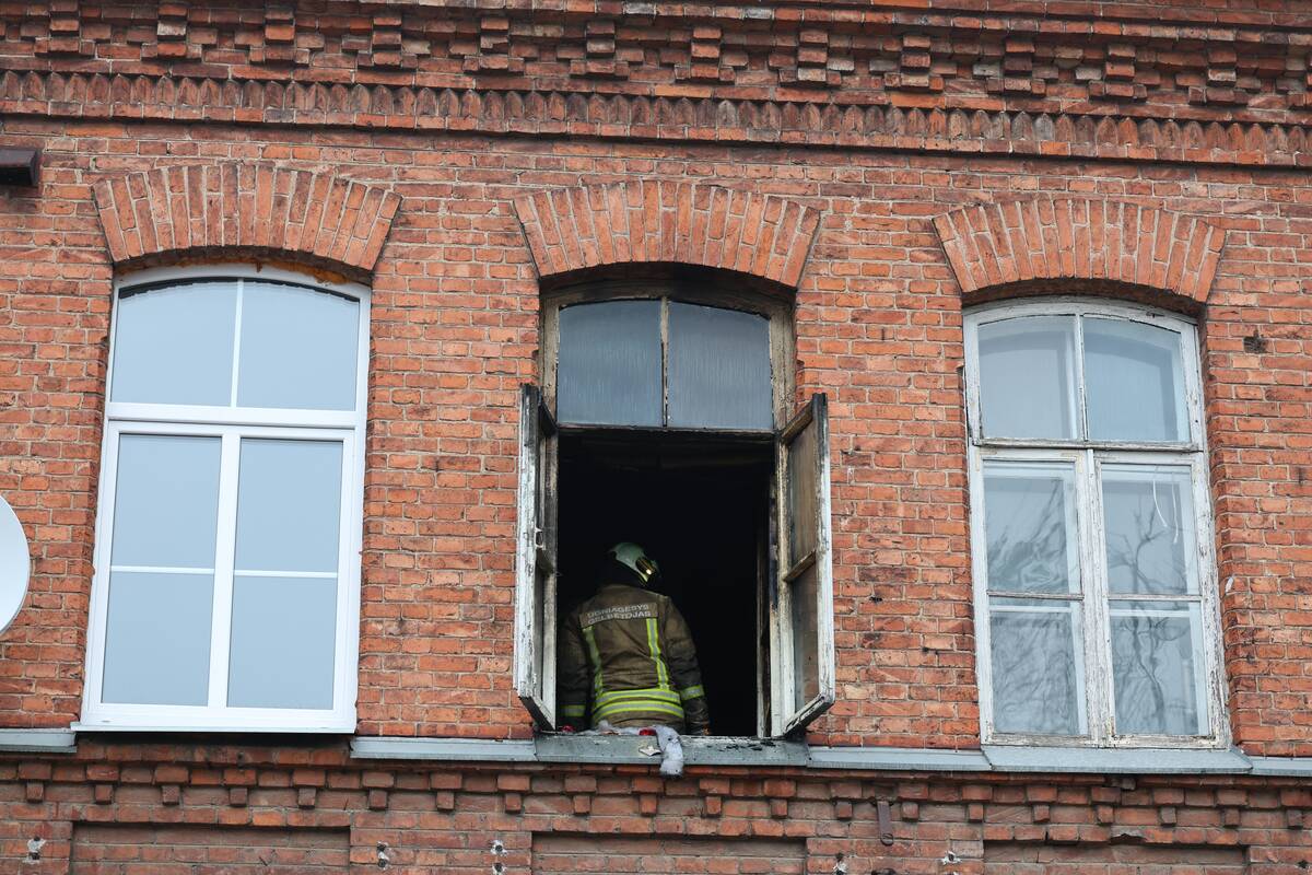 Šančiuose – pražūtingas gaisras