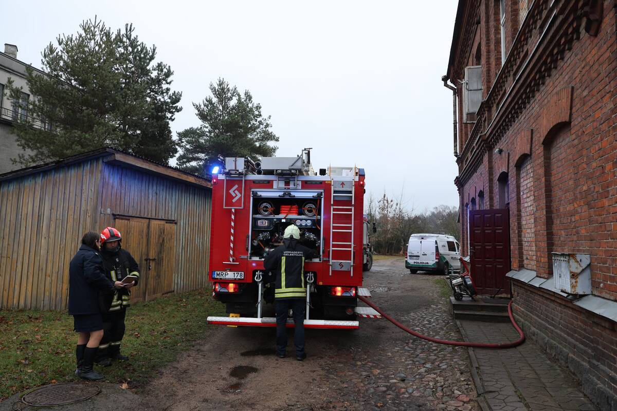 Šančiuose – pražūtingas gaisras