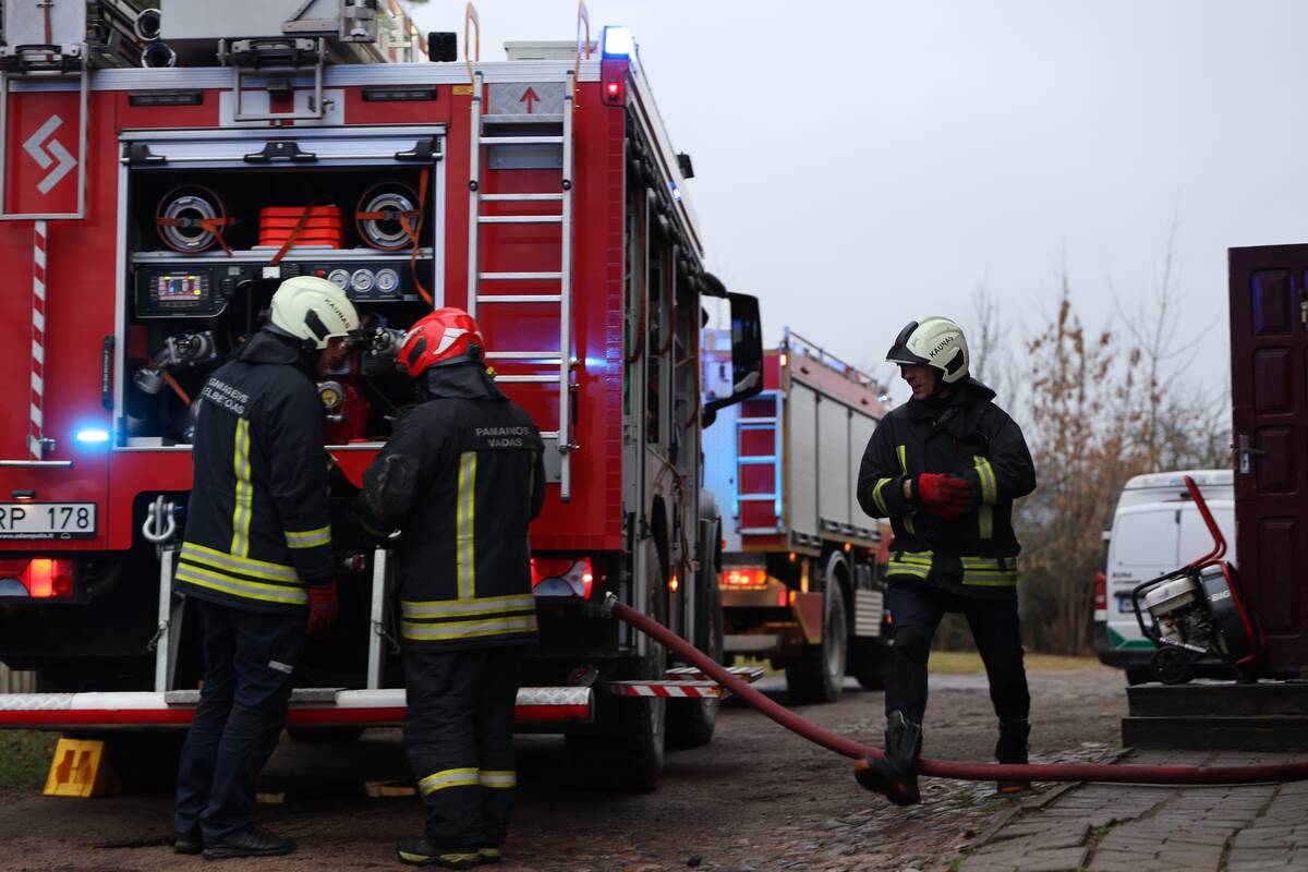 Šančiuose – pražūtingas gaisras