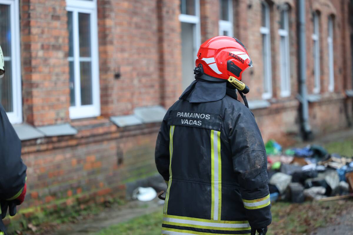 Šančiuose – pražūtingas gaisras