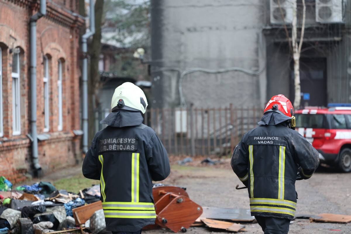 Šančiuose – pražūtingas gaisras