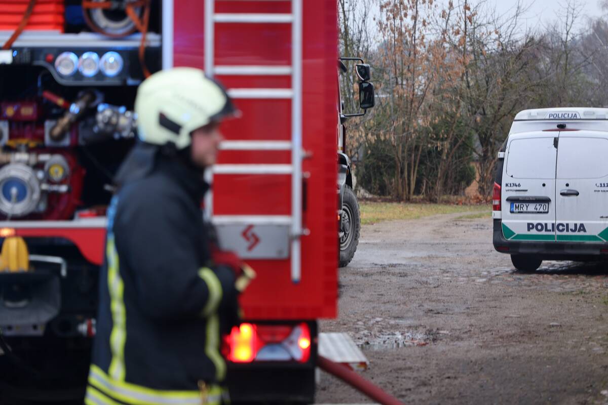 Šančiuose – pražūtingas gaisras