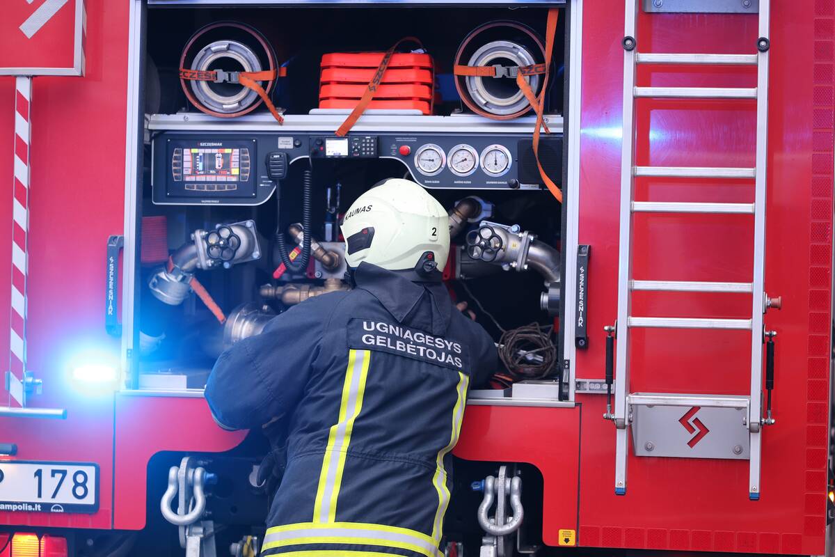 Šančiuose – pražūtingas gaisras