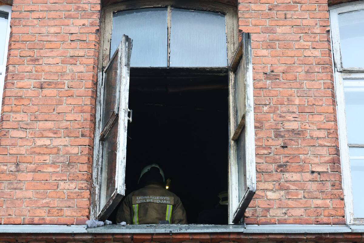 Šančiuose – pražūtingas gaisras