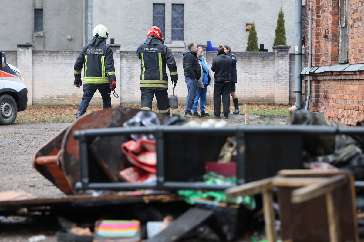 Šančiuose – pražūtingas gaisras